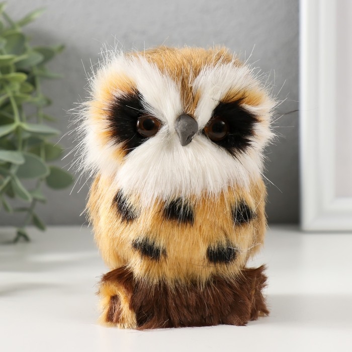 Пушистик Пушистик "Сова на ветке" 7,5х8х11 см