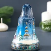 Свеча фигурная "Колокольчик Рождественский" 6,5х6,5х10 см