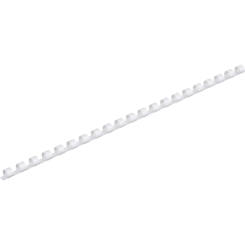 Пружины для переплета пластиковые  8мм белые 100шт/уп