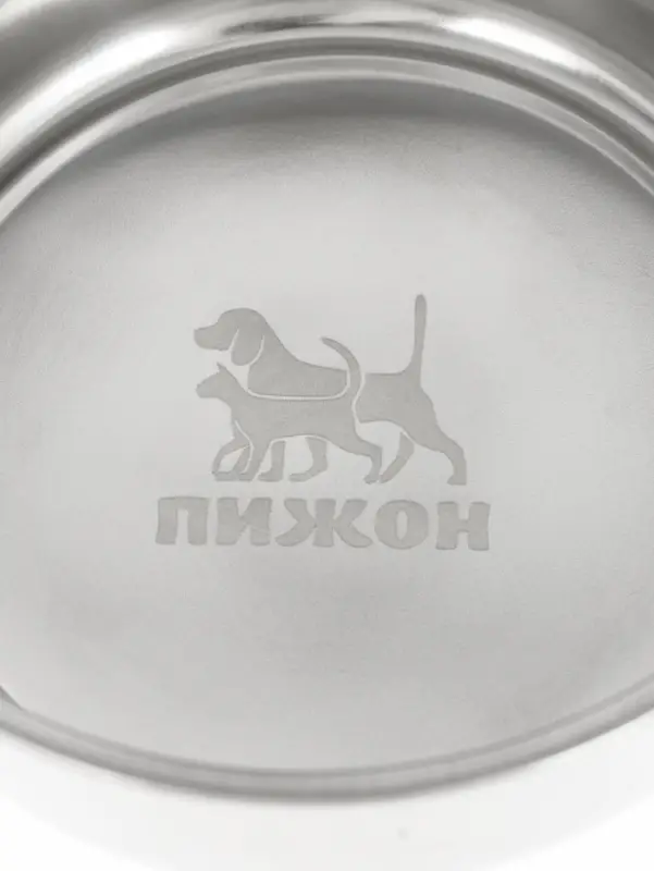 Миска, 900 мл, с креплением, металл