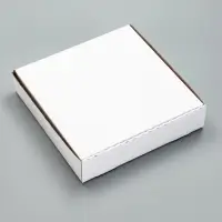 Упаковка для пирога, белая, 23&times;23&times;5 см