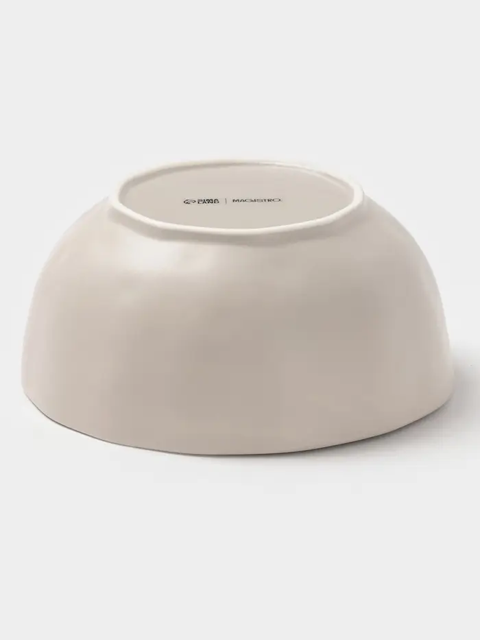 Салатник Magistro Potter, 1.2 л, d=17.4, фарфор, светло-серый