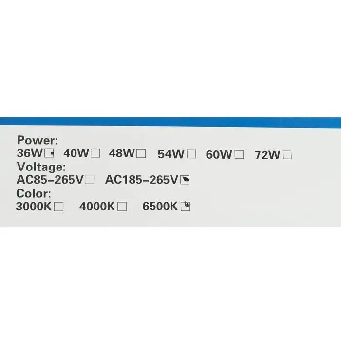 Светильник светодиодный,120 см, 36 Вт, 2800 Лм, 6500 К, 220 В, МИКРОПРИЗМА
