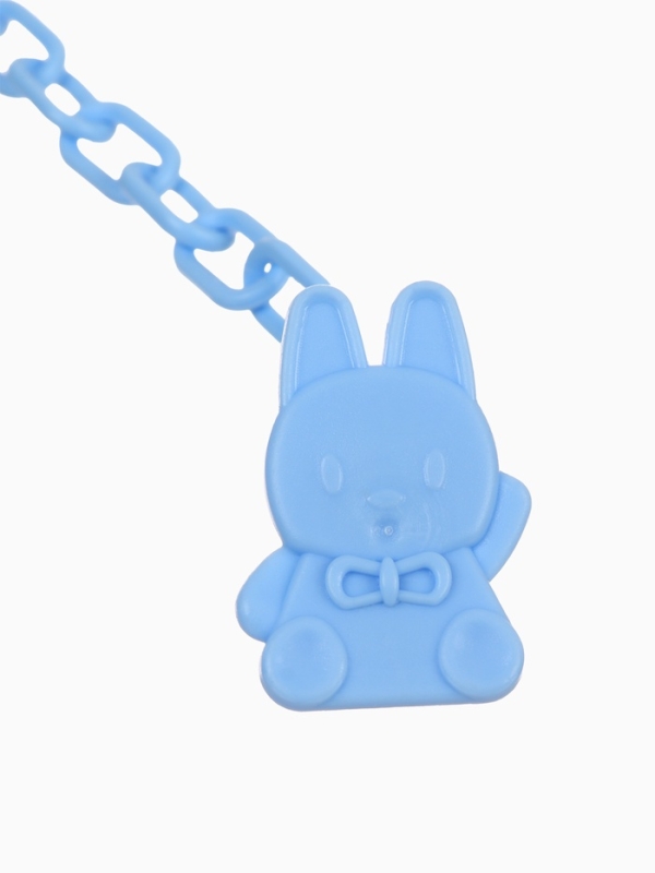 Пустышка классическая, с держателем, +0мес., цвет голубой Пустышка классическая, с держателем, +0мес., цвет голубой