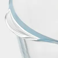 Кастрюля для запекания Paşabah&ccedil;e Borcam, 3 л, с крышкой, жаропрочное стекло, прозрачная