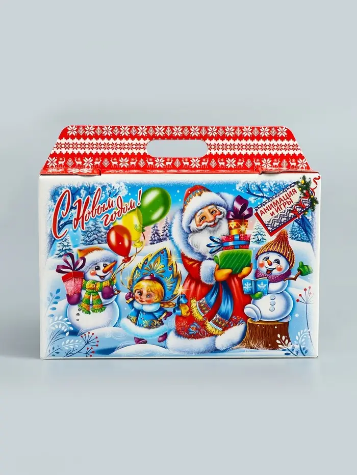 Подарочная новогодняя коробка &laquo;Новогодняя елка&raquo;, 31&times;6.5&times;21.5 см