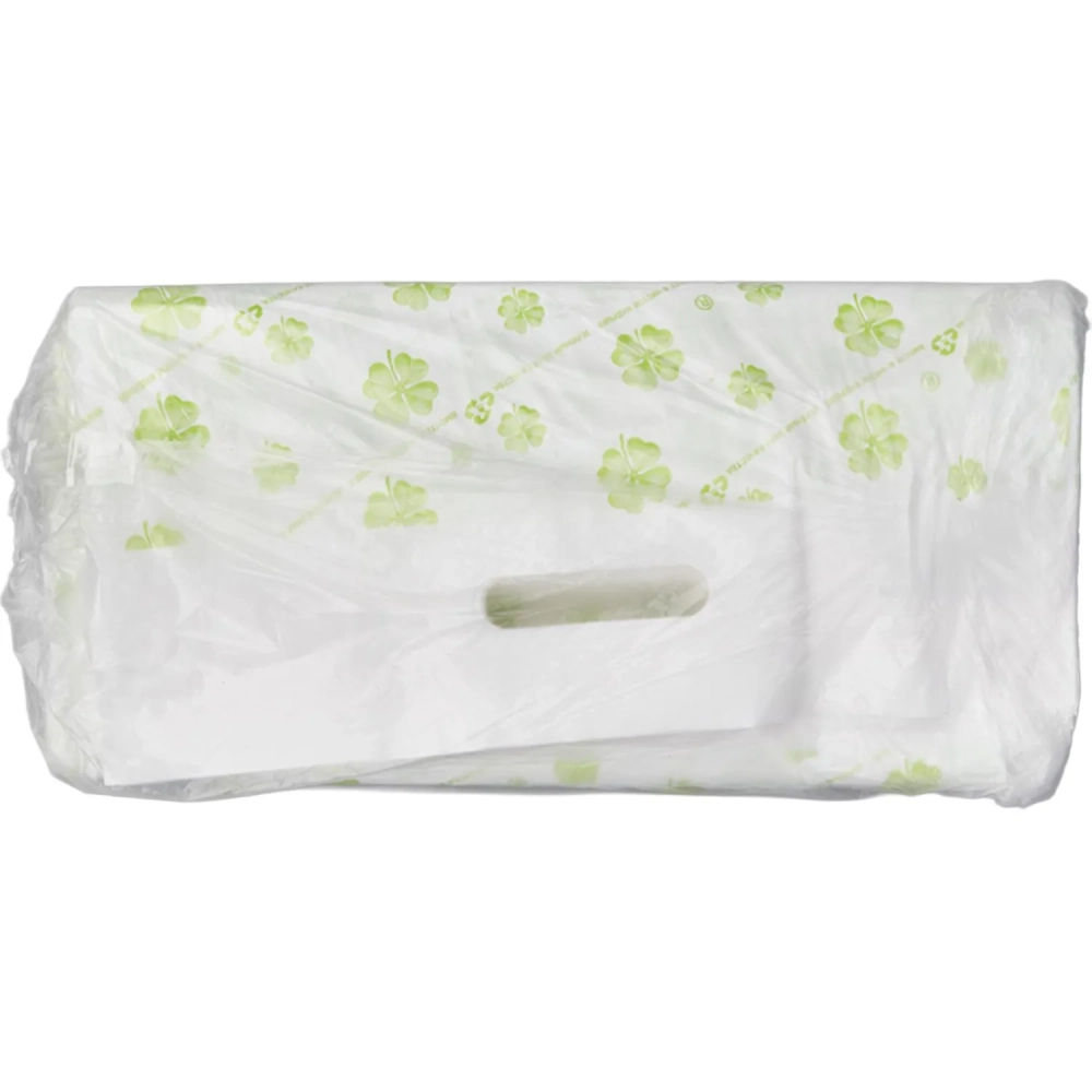 Пакет с вырубной ручкой 38*54 см, 55 мкм, с рисунком, 50 шт/уп.