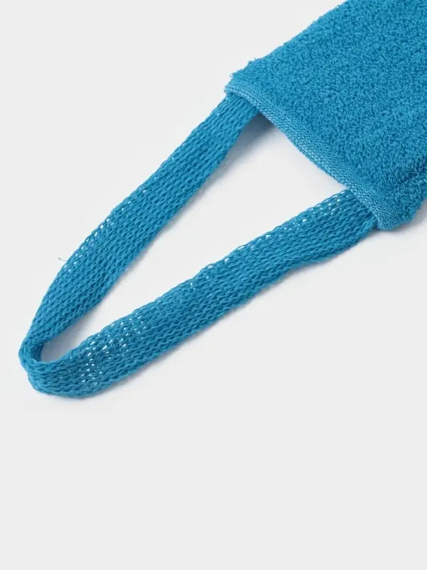 Мочалка - лента для тела Доляна &laquo;Нежность&raquo;, хлопковая, 10&times;35 см, МИКС