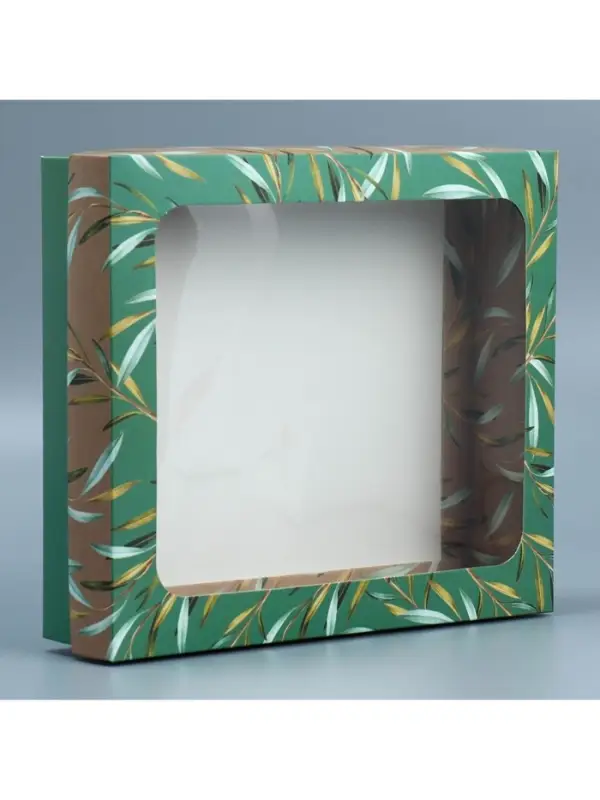 Коробка подарочная, упаковка, «Эко» , 23.5 х 20.5 х 5.5 см Коробка подарочная, упаковка, «Эко» , 23.5 х 20.5 х 5.5 см