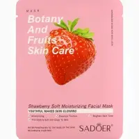 Маска тканевая для лица с экстрактом клубники, 25 мл