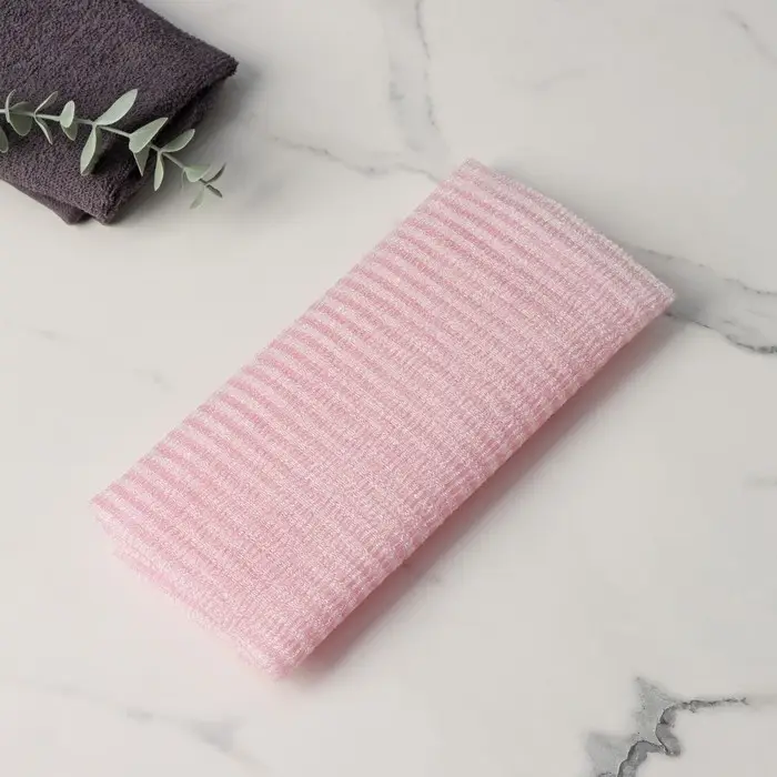 Мочалка для тела Доляна &laquo;Японская&raquo;, 90 см, в полоску, МИКС