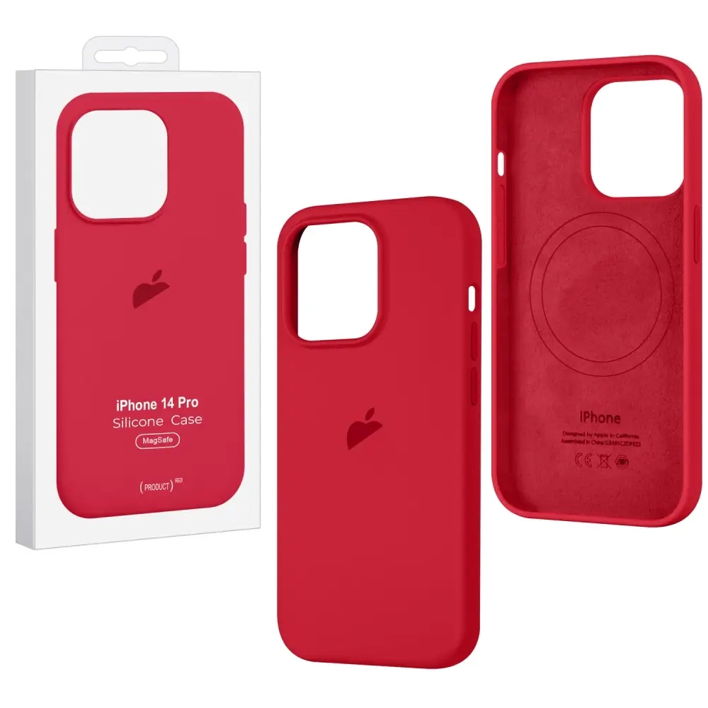 Чехол iPh 14 Pro Silicon Case 100% ORG Red
