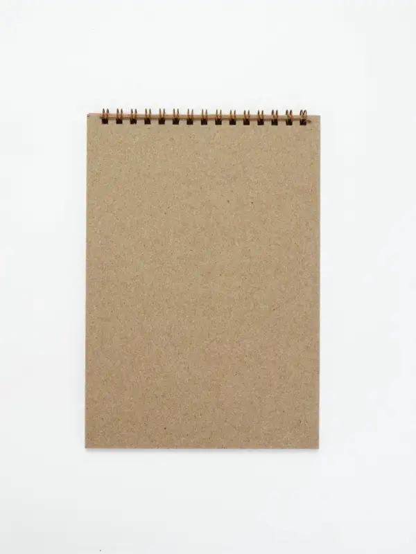 Блокнот А5, 40 листов на гребне "Розовые пионы"