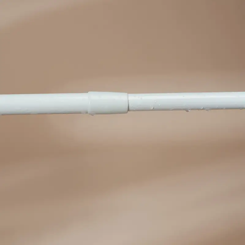 Карниз для шторы в ванную тм VETTA, 2м, телескопический, алюминий, белый