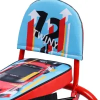 Снегокат &laquo;Twiny 2+&raquo; Sportcar, со спинкой, с родительской ручкой, синий, красный, TW2+/SC Nika Kids