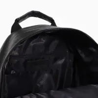 Рюкзак городской TEXTURA на молнии с карманом, размер 30&times;17&times;42 см, чёрный