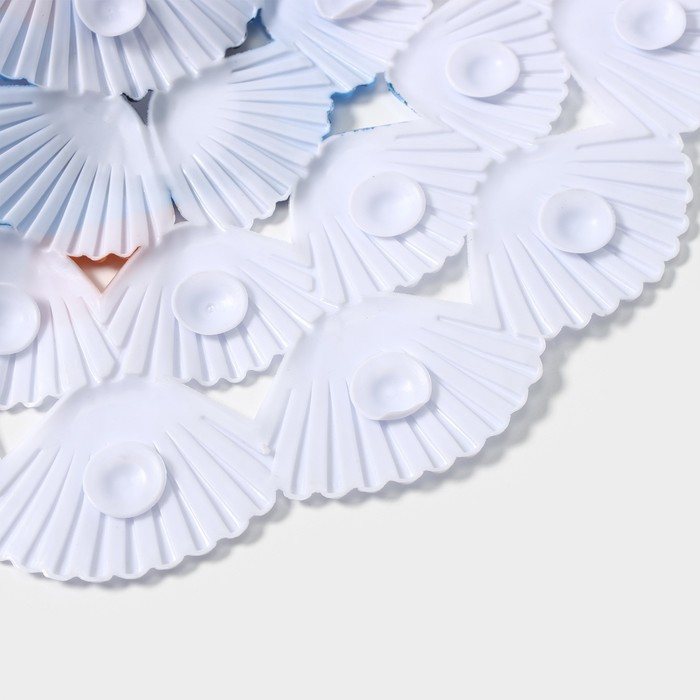 Коврик противоскользящий в ванну на присосках Доляна «Совы», 37×67 см Коврик противоскользящий в ванну на присосках Доляна «Совы», 37×67 см