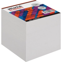 Блок для записей Attache Economy проклеенный 7,5х7,5х7,5, белый, 65 г