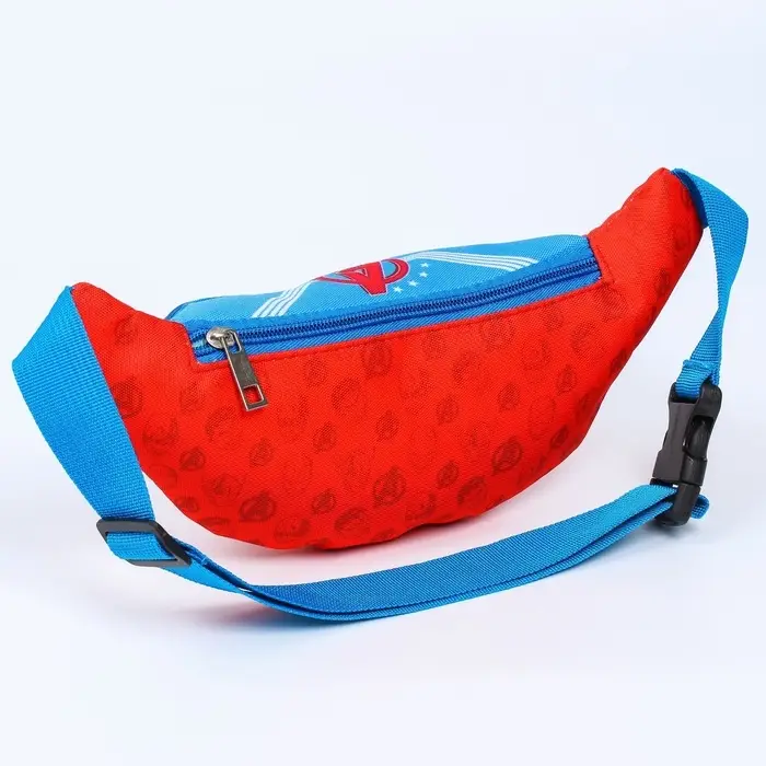 Сумка поясная детская для мальчика, 25&times;6&times;13 см, Мстители