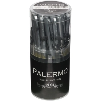 Ручка шариковая автомат. PALERMO металл.корп.серебр, 0,7мм,синяя 20-0250/18