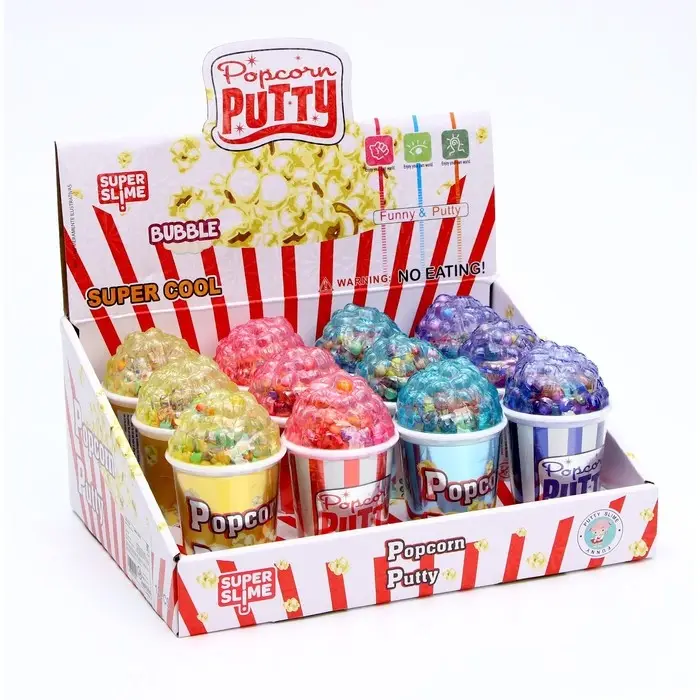 Лизун - слайм &laquo;Попкорн&raquo;, цвета МИКС