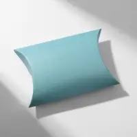 Коробочка подарочная складная«Свёрток» 12×8×3, цвет голубой