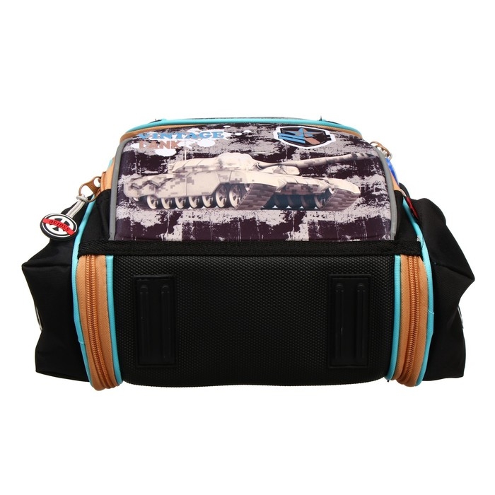 Ранец школьный Стандарт, раскаладной, 35 х 22 х 12 см, Across 191, наполнение: мешок, брелок Ранец школьный Стандарт, раскаладной, 35 х 22 х 12 см, Across 191, наполнение: мешок, брелок