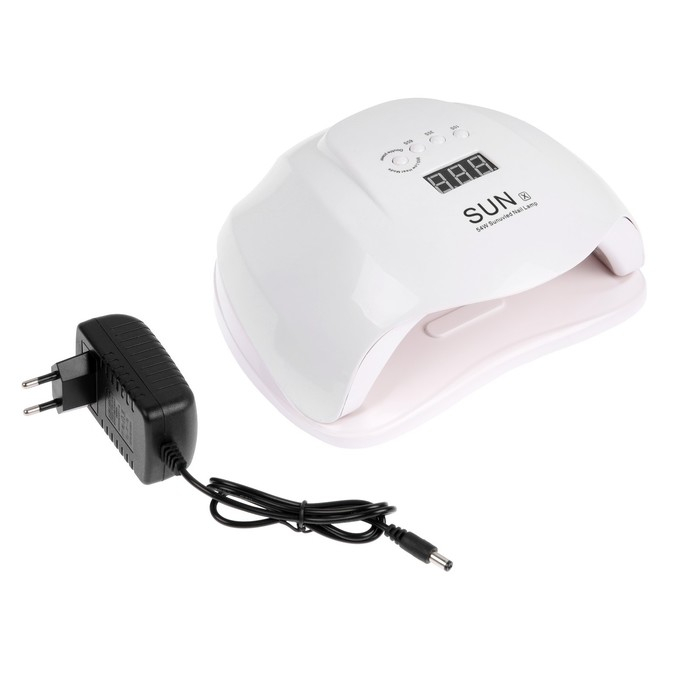 Лампа для гель-лака JessNail SUN X, UV/LED, 54 Вт, 36 таймер, таймер 10/30/60 сек, белая Лампа для гель-лака JessNail SUN X, UV/LED, 54 Вт, 36 таймер, таймер 10/30/60 сек, белая