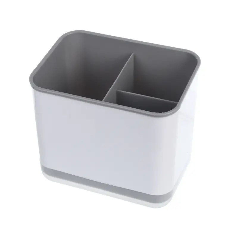 Подставка для столовых приборов тм VETTA, 14,9x10x13,5см, полипропилен, цвет белый