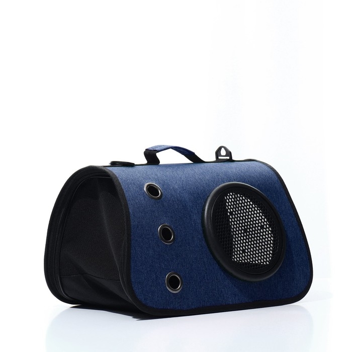 Сумка-переноска для животных с окном, синяя, 40 х 26 х 26 см Сумка-переноска для животных с окном, синяя, 40 х 26 х 26 см