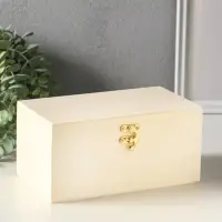 Шкатулка дерево под роспись &laquo;Прямоугольная&raquo;, замок крючок, 20.5&times;11.5&times;10 см