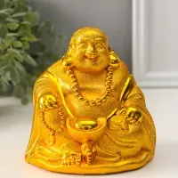 Копилка пластик "Золотой хотей" 12х10,5х12 см