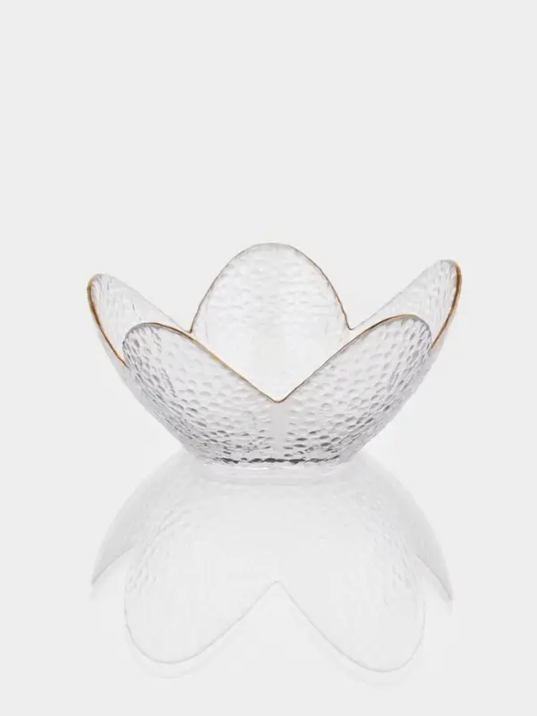 Салатник фигурный &laquo;Цветок&raquo;, 280 мл, 16&times;7.7 см, стекло