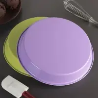 Форма для выпечки Доляна «Флёри», 24×4 см, керамическое покрытие, цвет МИКС