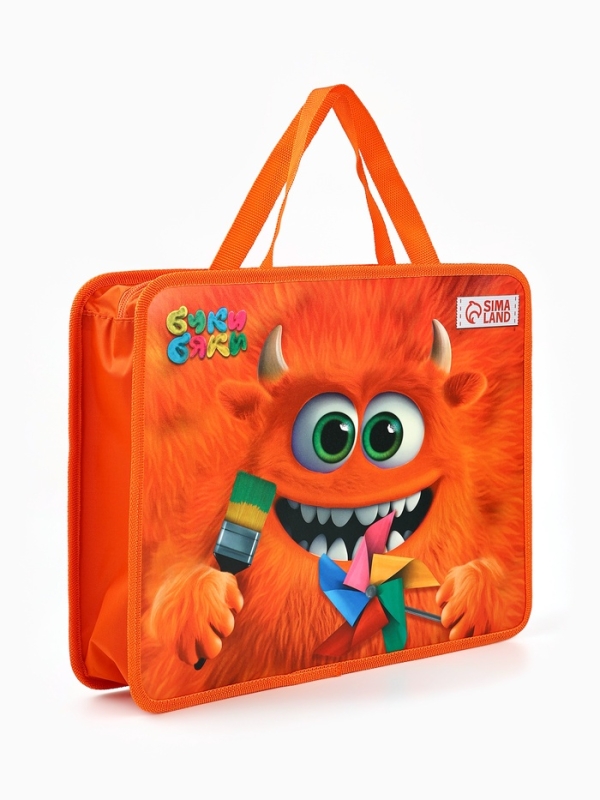 Папка с ручками пластик А4, 75мм 330*260 ПМ-А4-26 Буки Бяки Папка с ручками пластик А4, 75мм 330*260 ПМ-А4-26 Буки Бяки