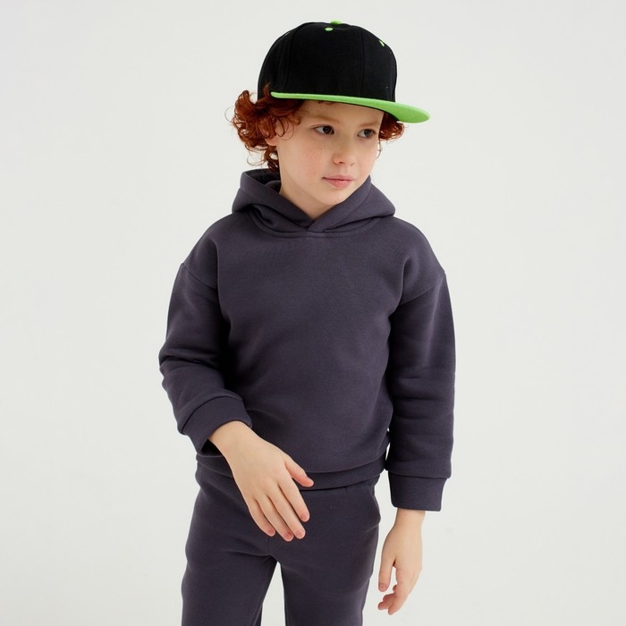 Бейсболка с прямым козырьком для мальчика MINAKU, размер 54, цвет чёрный/зеленый Бейсболка с прямым козырьком для мальчика MINAKU, размер 54, цвет чёрный/зеленый