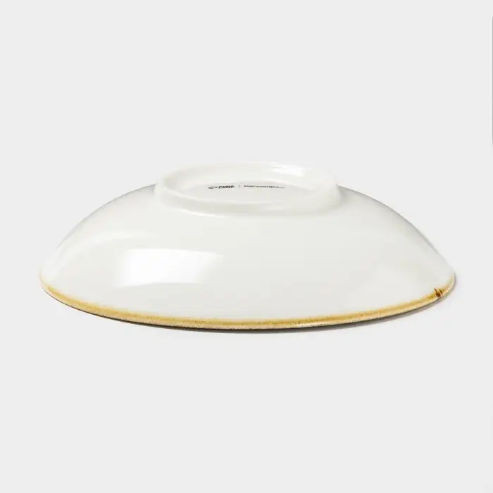 Салатник Magistro &laquo;Церера&raquo;, 400 мл, d=16.5 см, фарфор, голубой