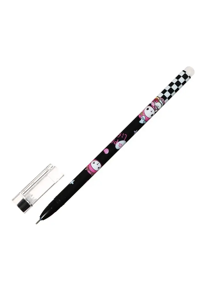 Стираемая ручка &laquo;Зайка&raquo;, гелевая, синий стержень, узел 0.5 мм, МИКС