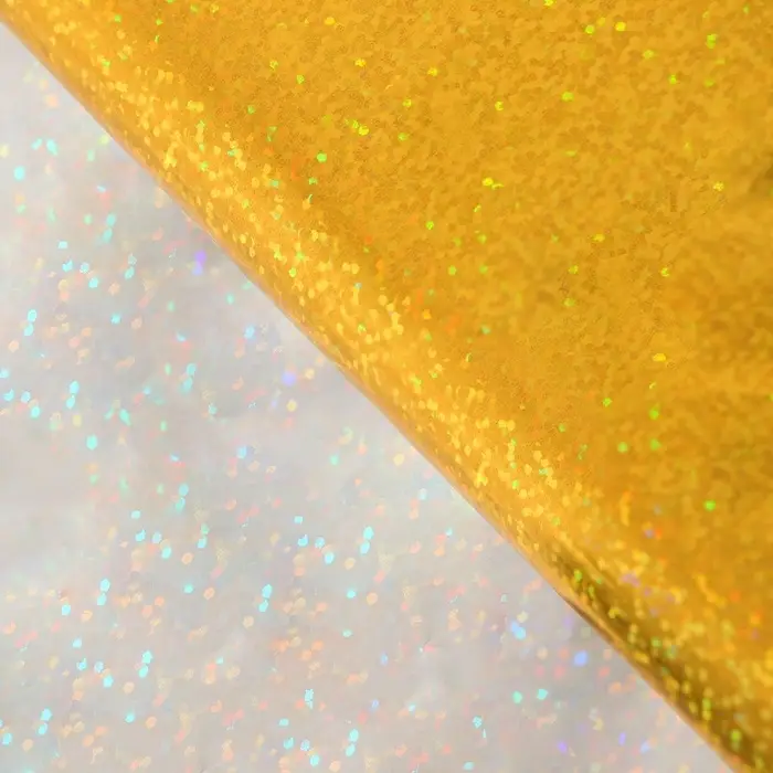 Пленка голографическая, «Конфетти», золотая, 70 см × 1 м Пленка голографическая, «Конфетти», золотая, 70 см × 1 м