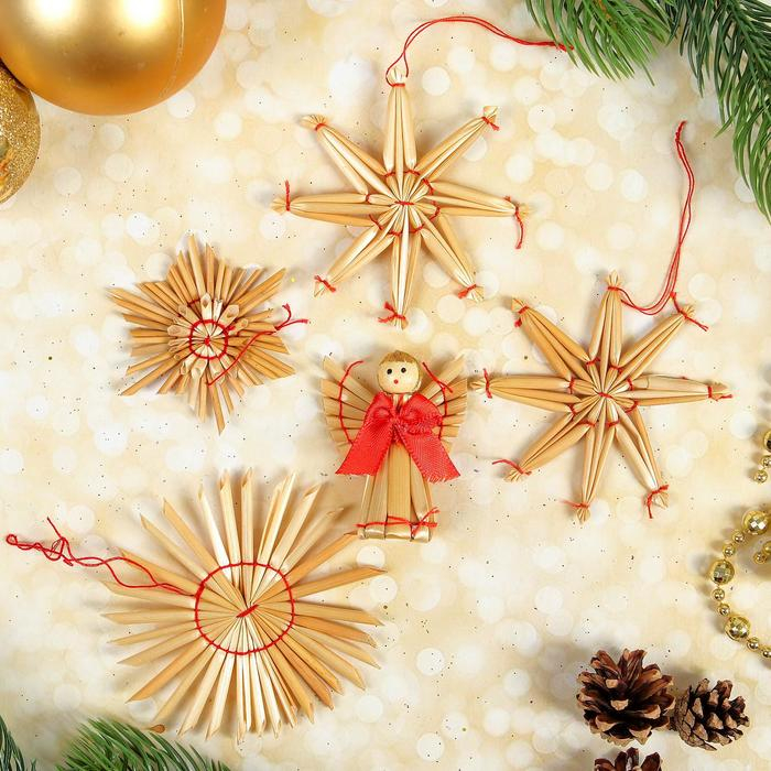 Эко-декор в подарочной упаковке «Небесные ангелы» набор 16 шт. Эко-декор в подарочной упаковке «Небесные ангелы» набор 16 шт.