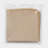 Салфетка для уборки &laquo;Сапфир&raquo;, 30&times;30 см, микрофибра, бежевая