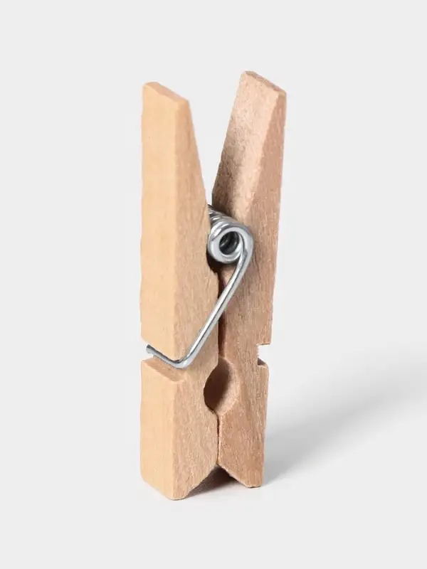 Прищепки для белья Доляна &laquo;Мини&raquo;, деревянные, 3.5&times;0.7&times;1 см, см, 30 шт.