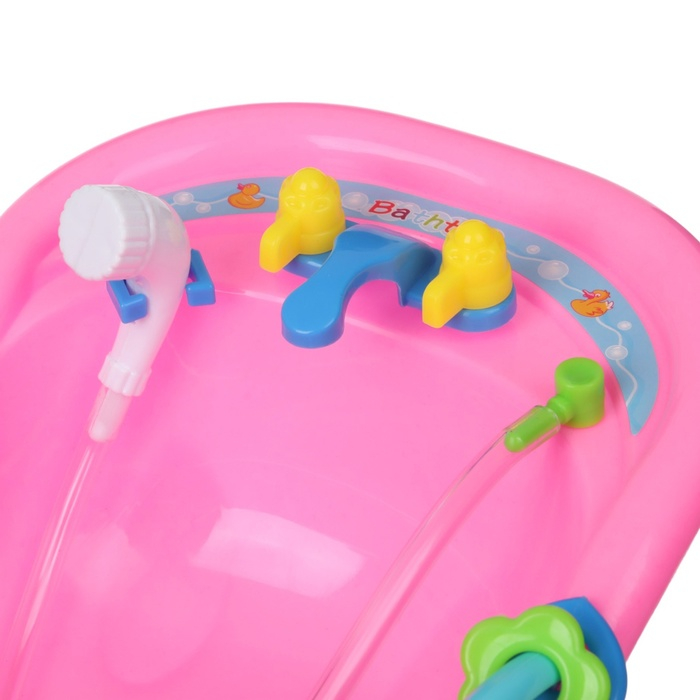 Набор резиновых игрушек для ванны «Пупс в ванне», с пищалкой, 5 шт, цвет МИКС, Крошка Я Набор резиновых игрушек для ванны «Пупс в ванне», с пищалкой, 5 шт, цвет МИКС, Крошка Я