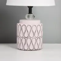 Лампа настольная RISALUX &laquo;Медитация&raquo;, Е14, 40 Вт, розовая, 20&times;20&times;35 см
