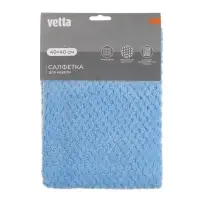 Салфетка для мебели ультравпитывающая тм VETTA, 40х40см, микрофибра 280г/м2