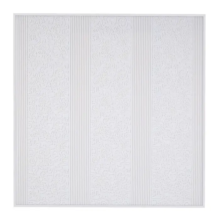 Панель ПВХ самоклеящаяся TAKE IT EASY «Узор», 690×690 мм, цвет белый Панель ПВХ самоклеящаяся TAKE IT EASY «Узор», 690×690 мм, цвет белый