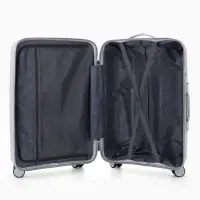 Чемодан на колёсах, 24", кодовый замок, 40&times;24&times;65 см, серый