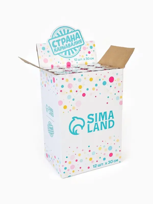 Хлопушка пневматическая &laquo;Шары&raquo;, фольга, серпантин, 30 см