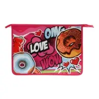 Папка д/тетрадей А4 молния сверху "Ммм...бургер!" 1 отделение 245х340х40мм 73751