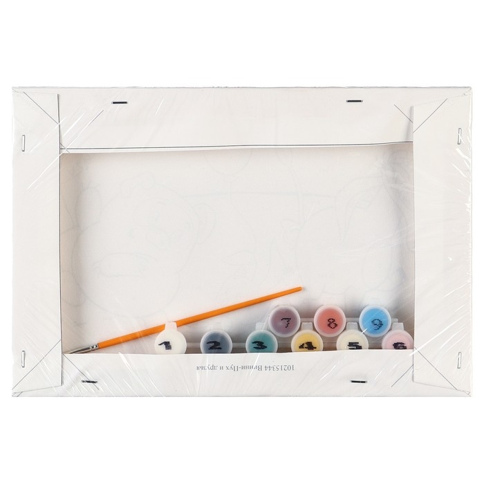 Картина по номерам для детей, 20х30 см, Винни-пух Картина по номерам для детей, 20х30 см, Винни-пух